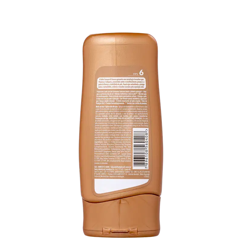 Cenoura & Bronze FPS 6 - Bronzeador Protetor Com Cor 110ml