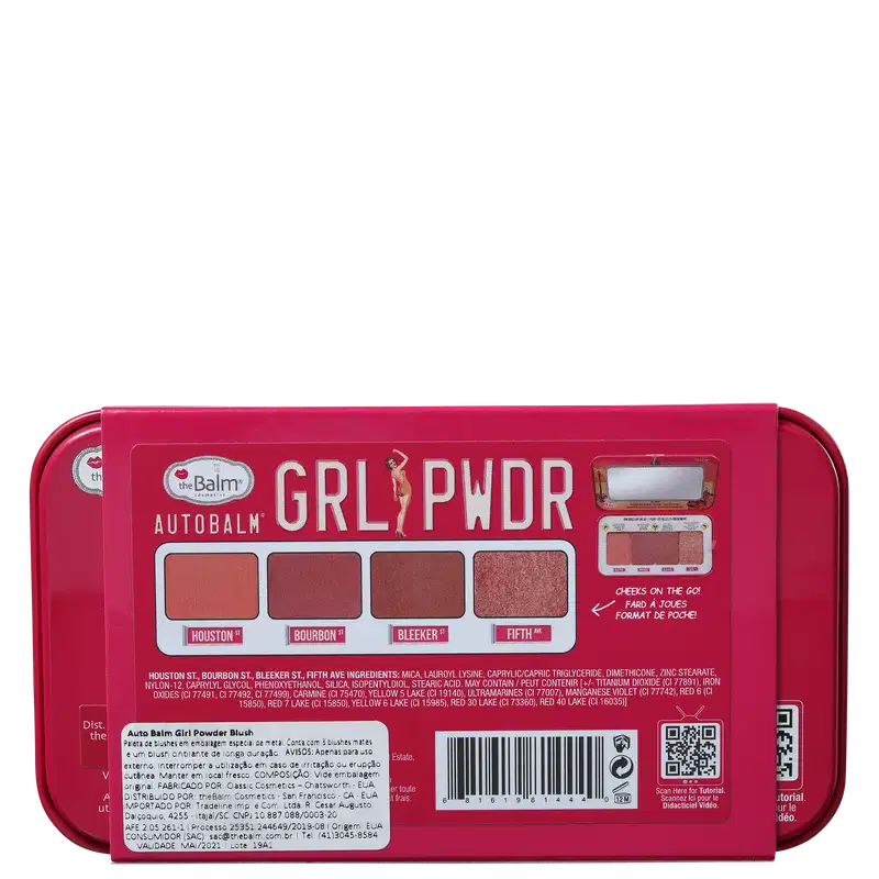 the Balm AutoBalm Grl Pwdr - Paleta de Blush 8g