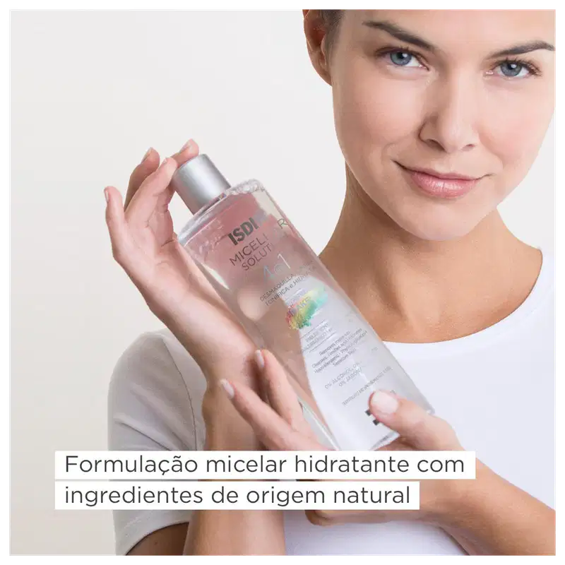 ISDIN Micellar Solution 4 em 1 - Água Micelar 400ml