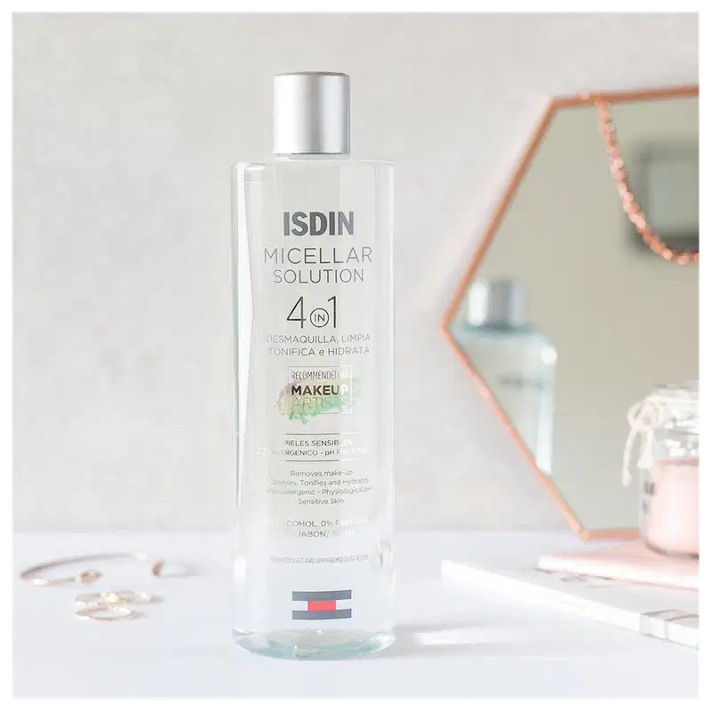 ISDIN Micellar Solution 4 em 1 - Água Micelar 400ml
