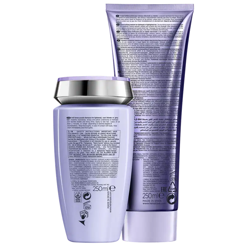 2本セット！Kérastase Blond Absolu Cicaplash Kit Kérastase Blond Absolu Violet Cicaflash | Beleza na Web