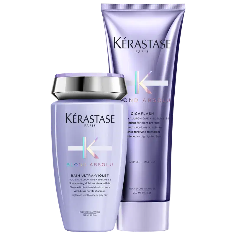2本セット！Kérastase Blond Absolu Cicaplash Kit Kérastase Blond Absolu Violet Cicaflash | Beleza na Web