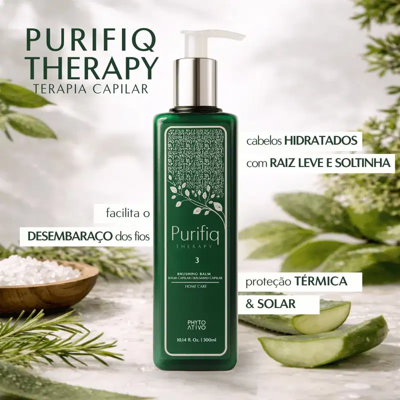 Leave-in Purifiq Therapy Phyto Ativo Detox Antioleosidade 300ml
