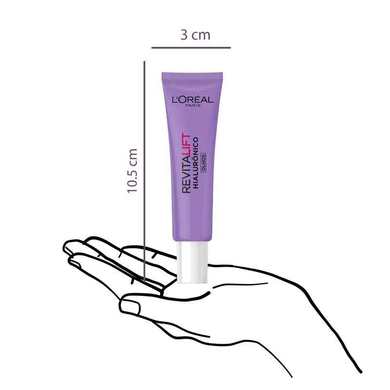 L'Oréal Paris Revitalift Hialurônico - Creme Redutor de Linhas para Área dos Olhos 15g