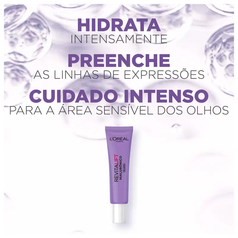 L'Oréal Paris Revitalift Hialurônico - Creme Redutor de Linhas para Área dos Olhos 15g