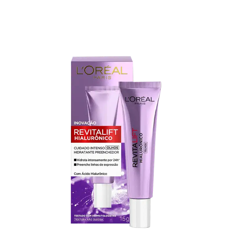 L'Oréal Paris Revitalift Hialurônico - Creme Redutor de Linhas para Área dos Olhos 15g