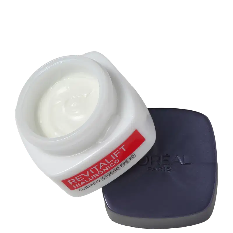 L'Oréal Paris Revitalift Hialurônico Diurno FPS 20 - Creme Facial Redutor de Linhas 49g