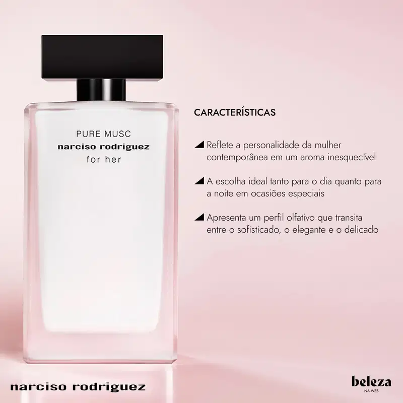 Perfume Feminino For Her Pure Musc Narciso Rodriguez EDP | Beleza