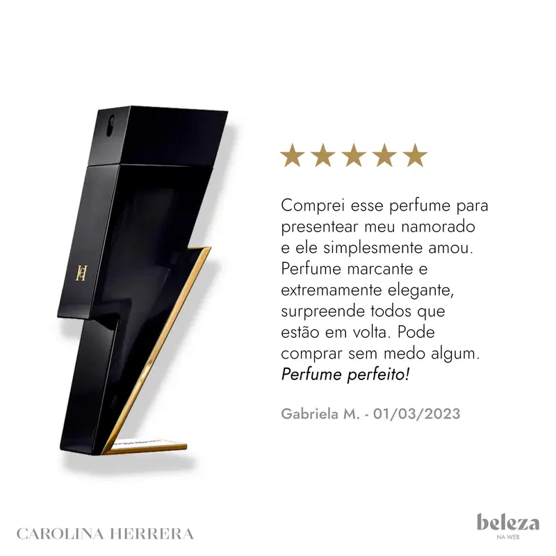 Bad Boy Carolina Herrera Eau de Toilette - Perfume Masculino 100ml