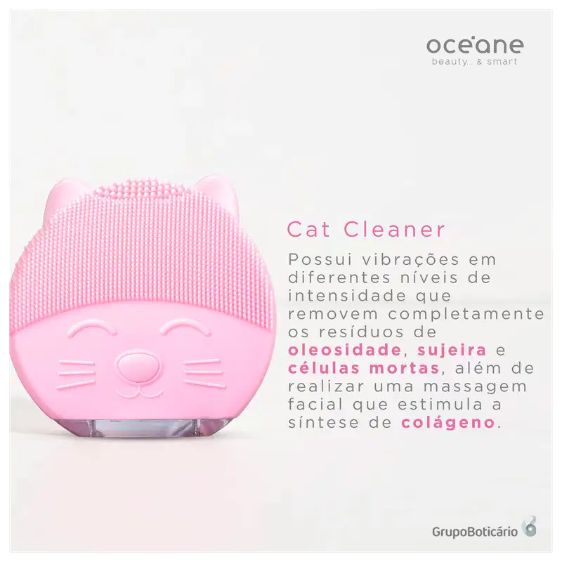 Océane Cat Cleaner - Escova de Limpeza Facial