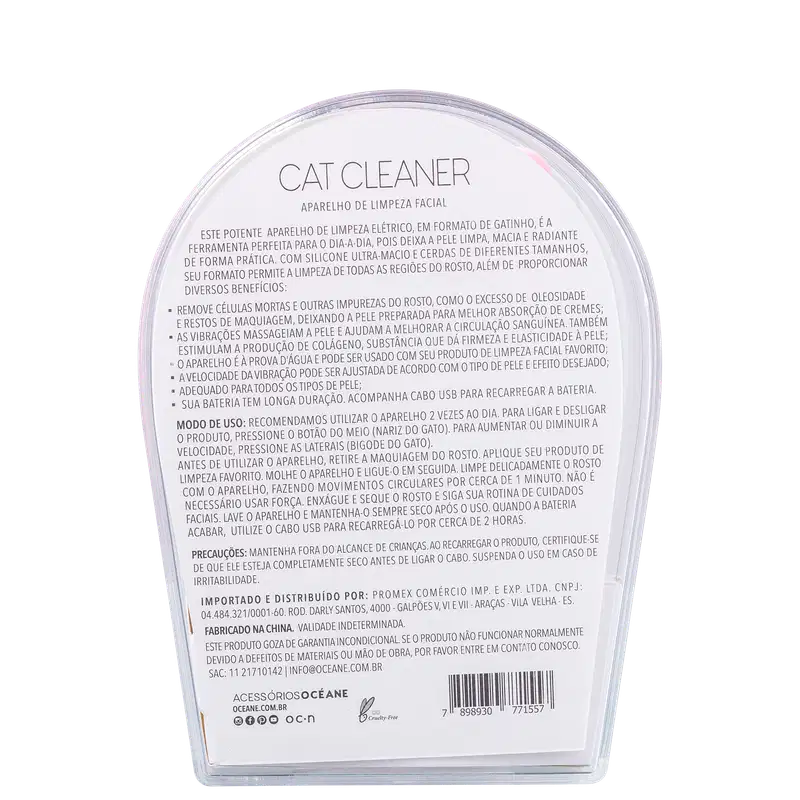Océane Cat Cleaner - Escova de Limpeza Facial
