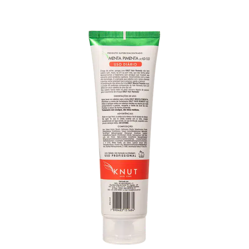 Knut Hair Remedy Menta Pimenta - Leave-in 130g