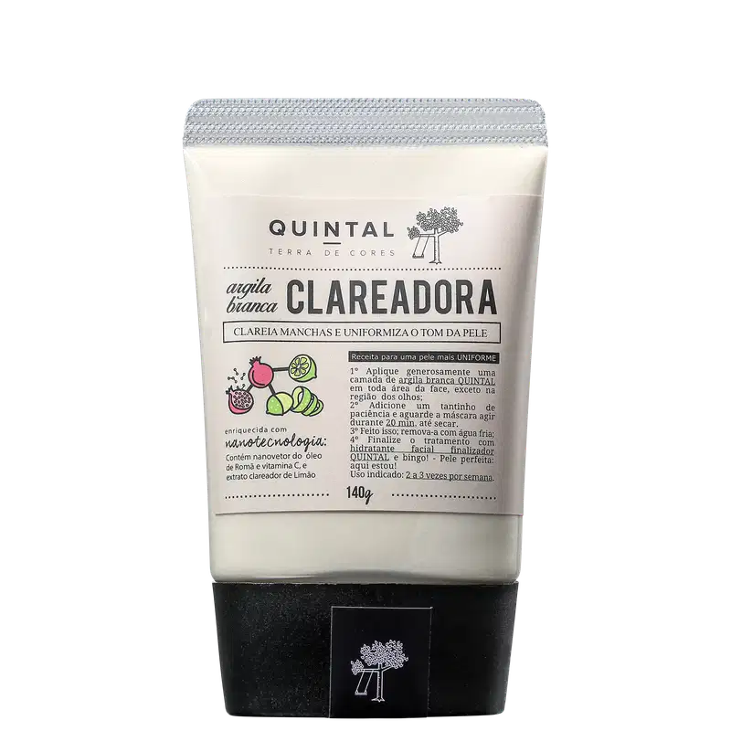 Quintal Argila Branca - Máscara Uniformizadora 140g