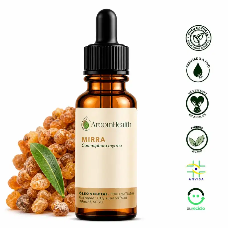 Óleo vegetal puro natural de Mirra 30 ml