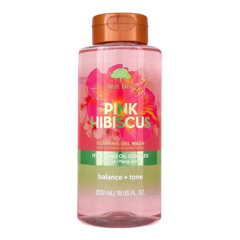 Tree Hut Pink Hibiscus Foaming Gel Wash - Sabonete Corporal 532ml