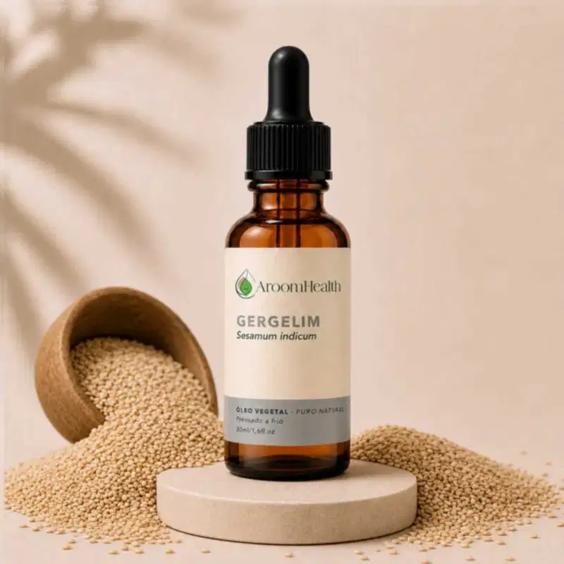 Óleo Vegetal Puro Natural Prensado a Frio de Gergelim 30ml