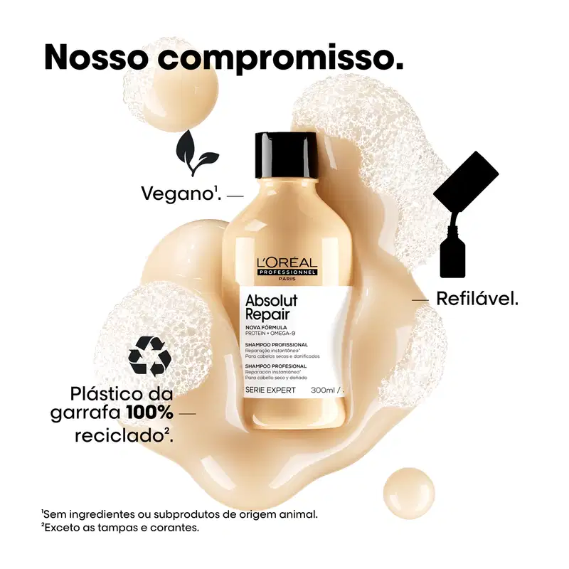 L'Oréal Professionnel Serie Expert Absolut Repair Omega-9 + Protein - Shampoo 300ml