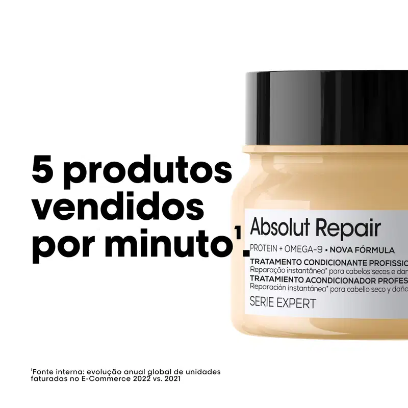 L'Oréal Professionnel Serie Expert Absolut Repair Omega-9 + Protein - Máscara Capilar 250g