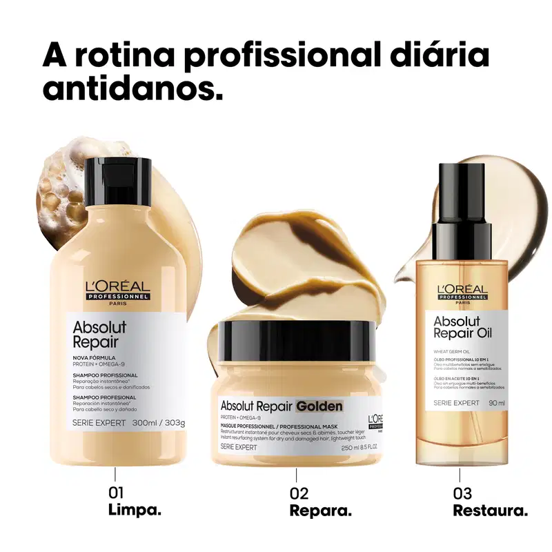 L'Oréal Professionnel Serie Expert Absolut Repair Golden - Máscara Capilar 250ml