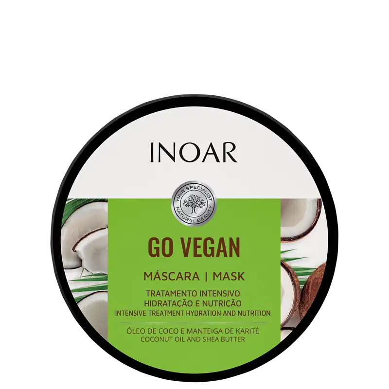 Inoar Go Vegan Hidratação e Nutrição - Máscara Capilar 250g