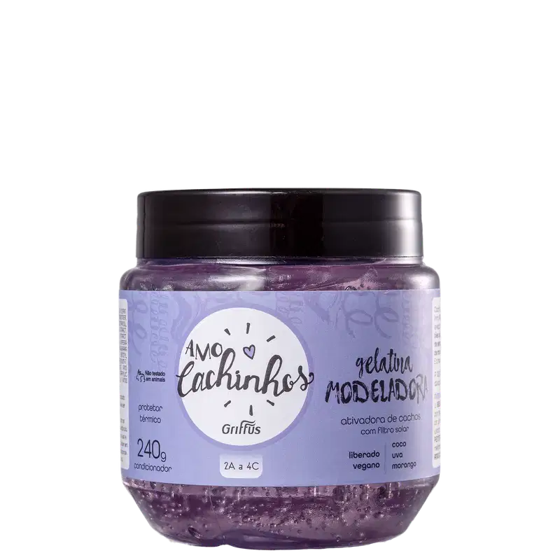 Griffus Amo Cachinhos - Gelatina Ativadora de Cachos 240g