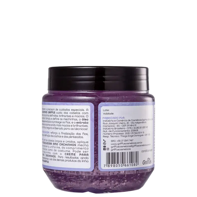 Griffus Amo Cachinhos - Gelatina Ativadora de Cachos 240g