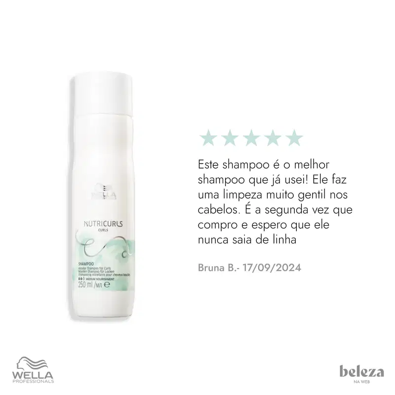 Wella Professionals Nutricurls - Shampoo 250ml
