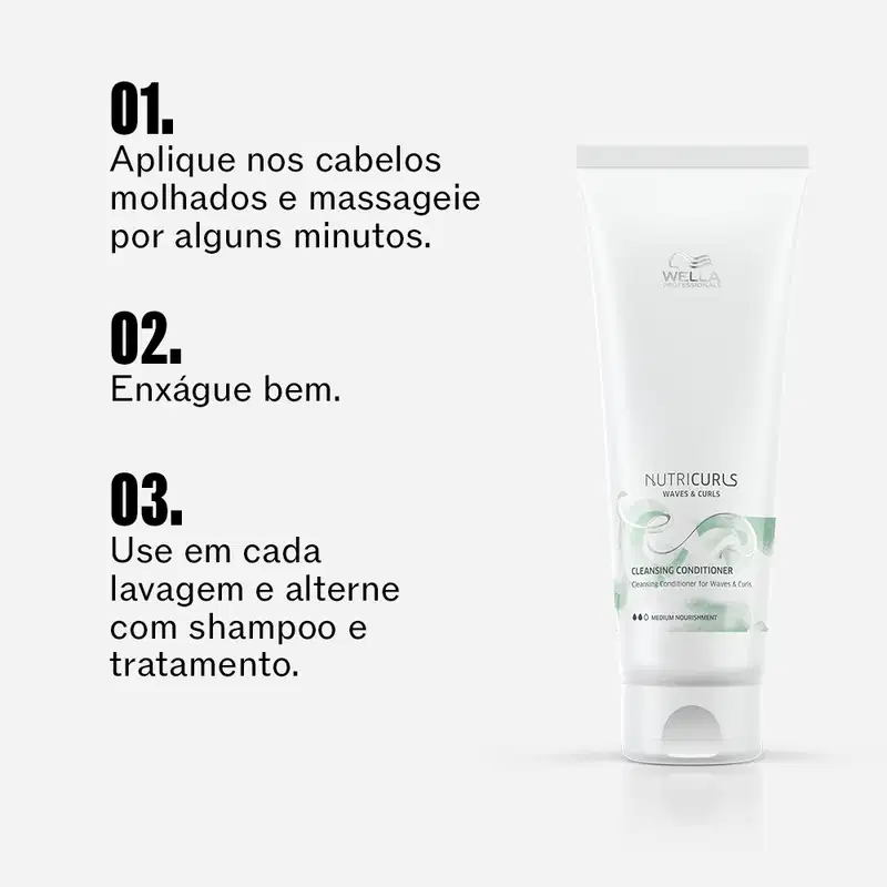 Wella Profissionals Nutricurls - Condicionador Co-Wash 250ml