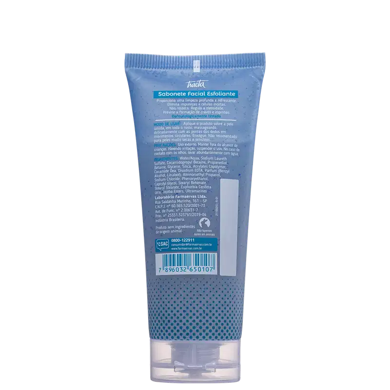 Tracta Limpeza Profunda e Refrescante - Esfoliante Facial 100ml 