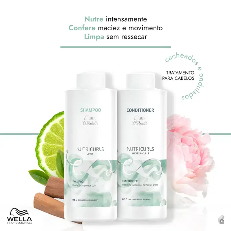 Kit Wella Professionals Nutricurls Salon Duo (2 Produtos)