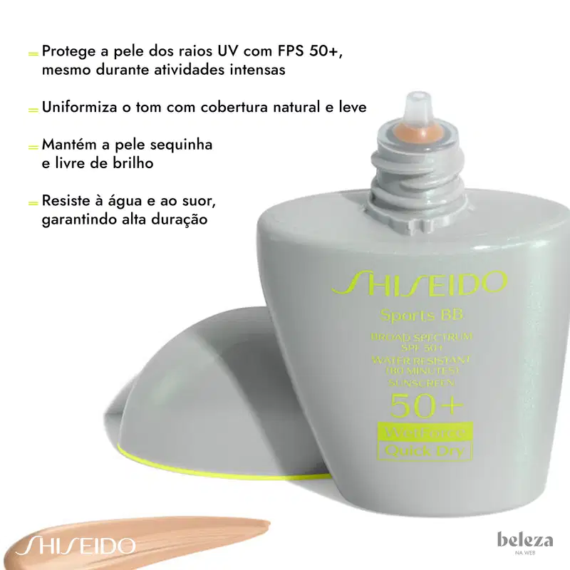 Shiseido BB For Sports FPS 50 Light - Base Líquida 30ml