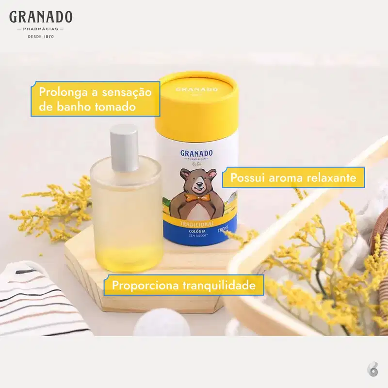 Tradicional Bebê Granado Eau de Cologne - Perfume Infantil 100ml