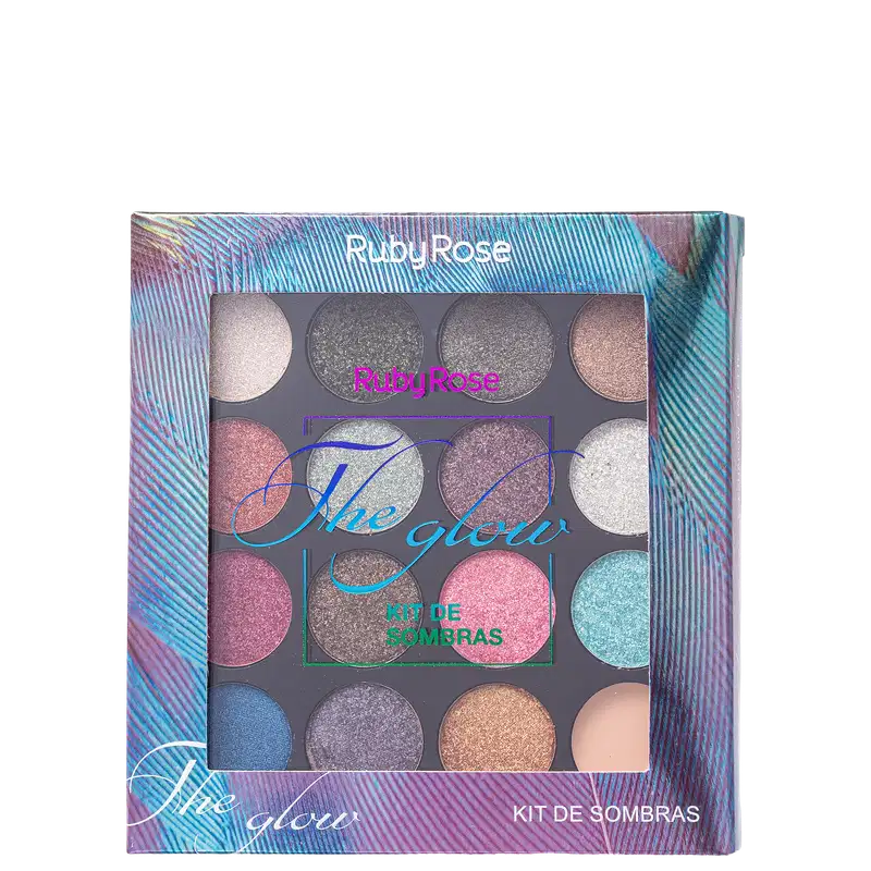 Ruby Rose The Glow - Paleta de sombras 11g