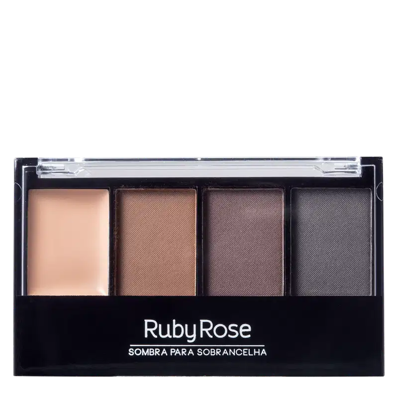 Ruby Rose 4 Cores - Paleta para Sobrancelha 4,4g