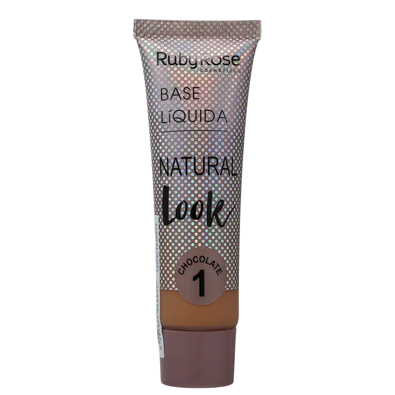 Ruby Rose Natural Look Chocolate 1 - Base Líquida 29ml
