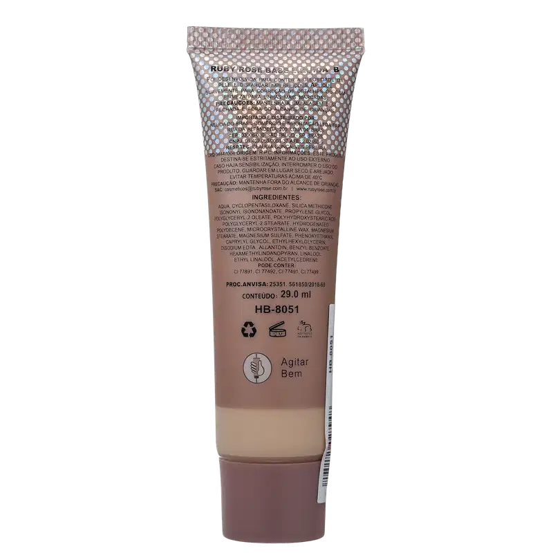 Ruby Rose Natural Look Nude 2 - Base Líquida 29ml