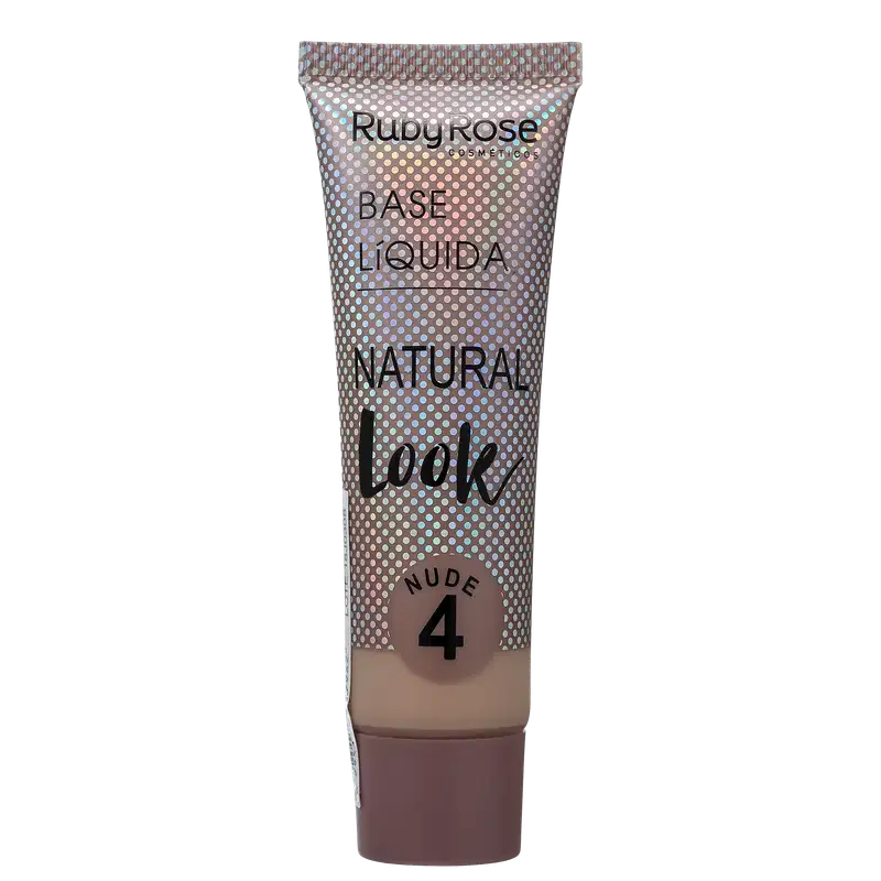 Ruby Rose Natural Look Nude 4 - Base Líquida 29ml