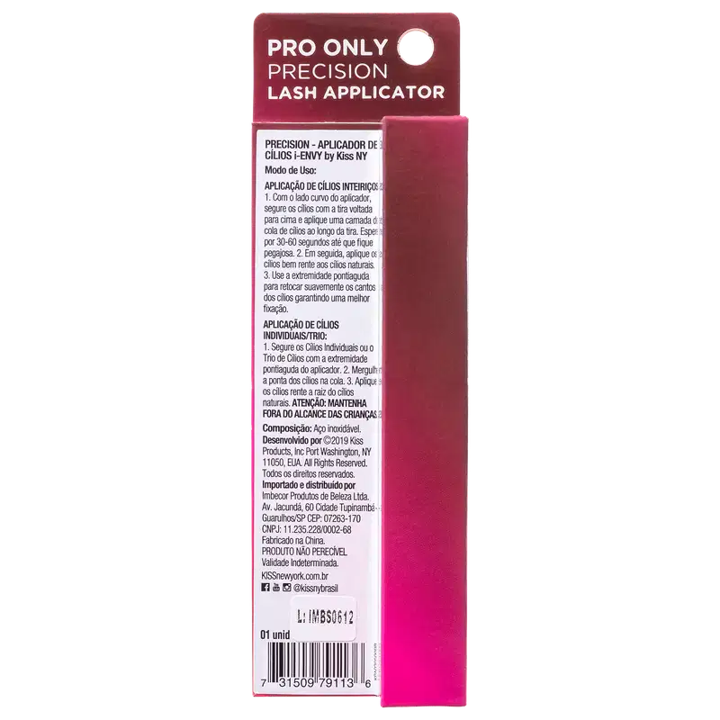 Kiss New York i-Envy Pro Only Precision - Pinça para Cílios Postiços 14g