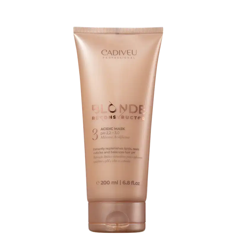 Cadiveu Professional Blonde Reconstructor Acidic - Máscara Acidificante 200ml