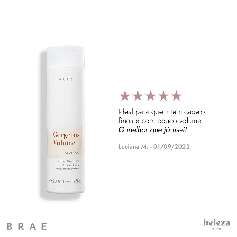 Braé Gorgeous Volume - Shampoo 250ml