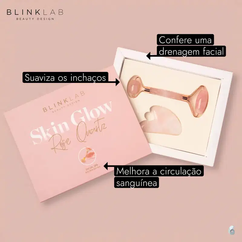 Kit Blink Lab Skin Glow Rose Quartz (2 Produtos)
