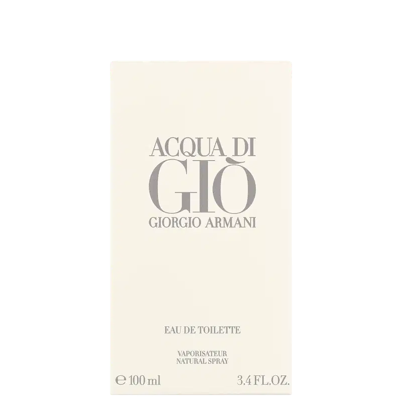 A imagem mostra o perfume importado masculino Acqua di Giò Pour Homme de Giorgio Armani.