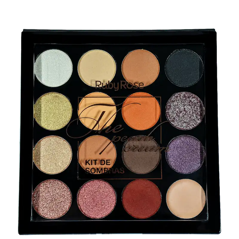 Ruby Rose The Peach Cream - Paleta de Sombras 11g