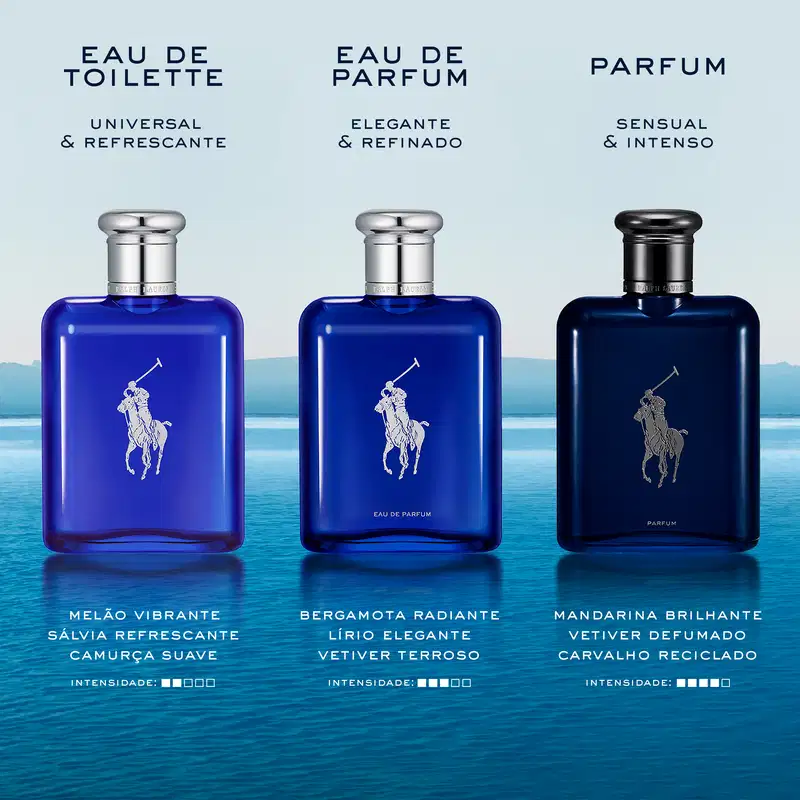 Polo Blue Ralph Lauren Eau de Toilette - Perfume Masculino 40ml