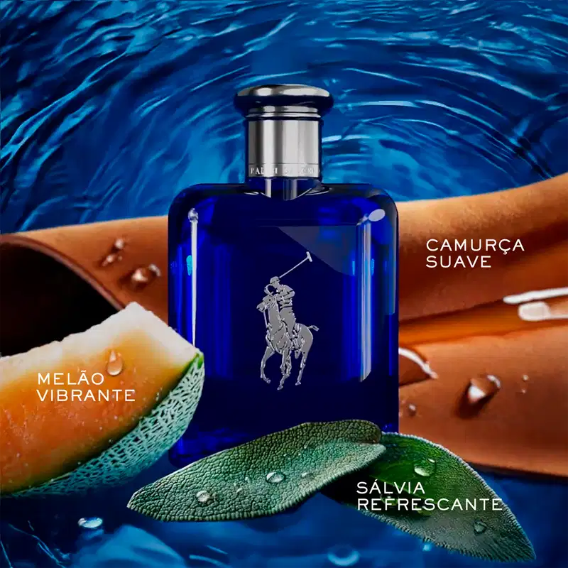 Polo Blue Ralph Lauren Eau de Toilette - Perfume Masculino 40ml