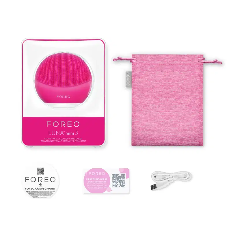 FOREO Luna Mini 3 Fuchsia - Escova de Limpeza Facial