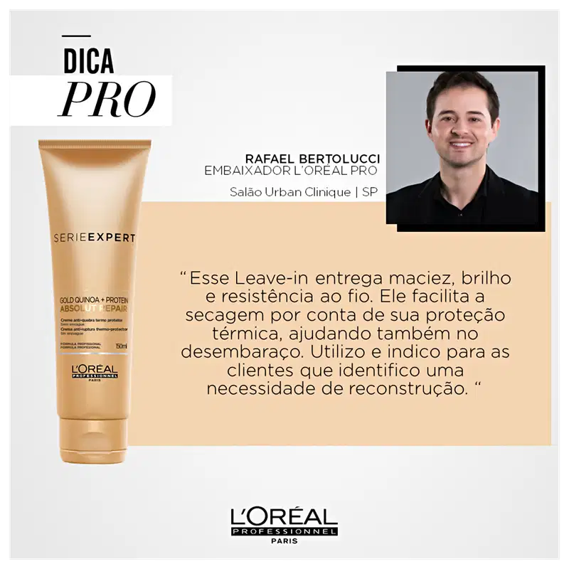L'Oréal Professionnel Serie Expert Absolut Repair Gold Quinoa + Protein - Protetor Térmico 150ml