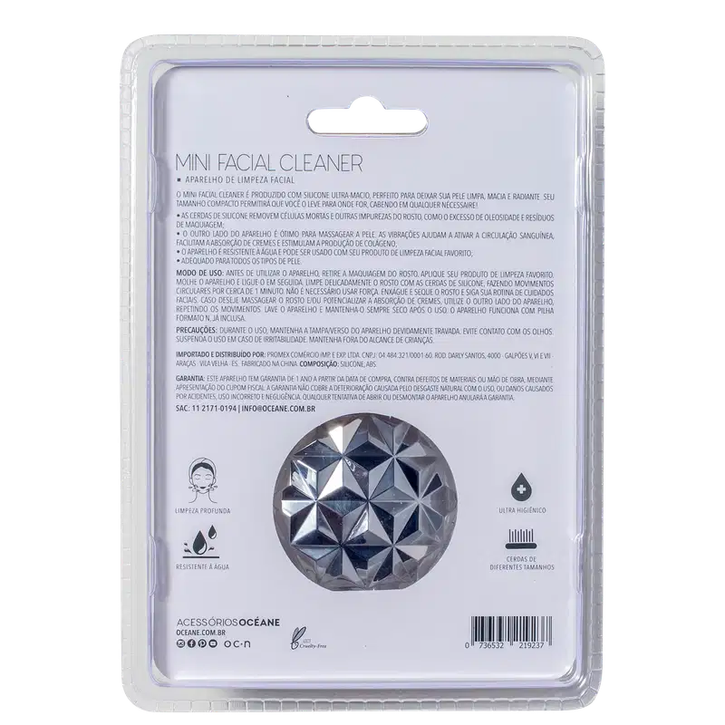 Océane Mini Facial Cleaner - Escova de Limpeza Facial