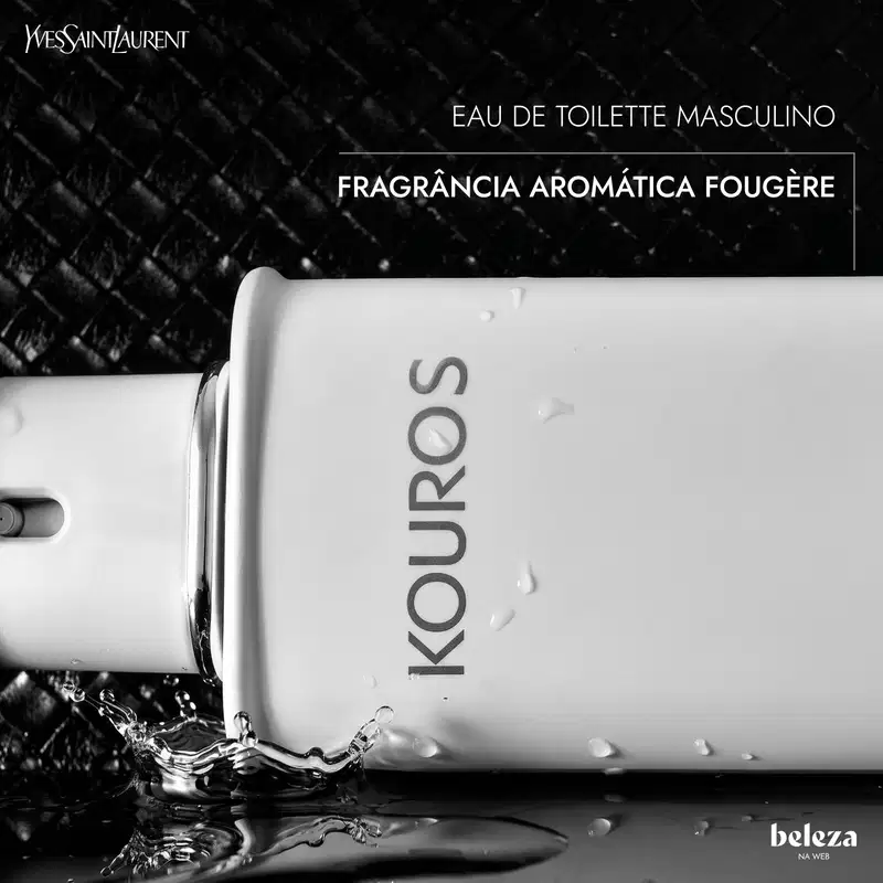 Kouros Yves Saint Laurent Eau de Toilette - Perfume Masculino 100ml