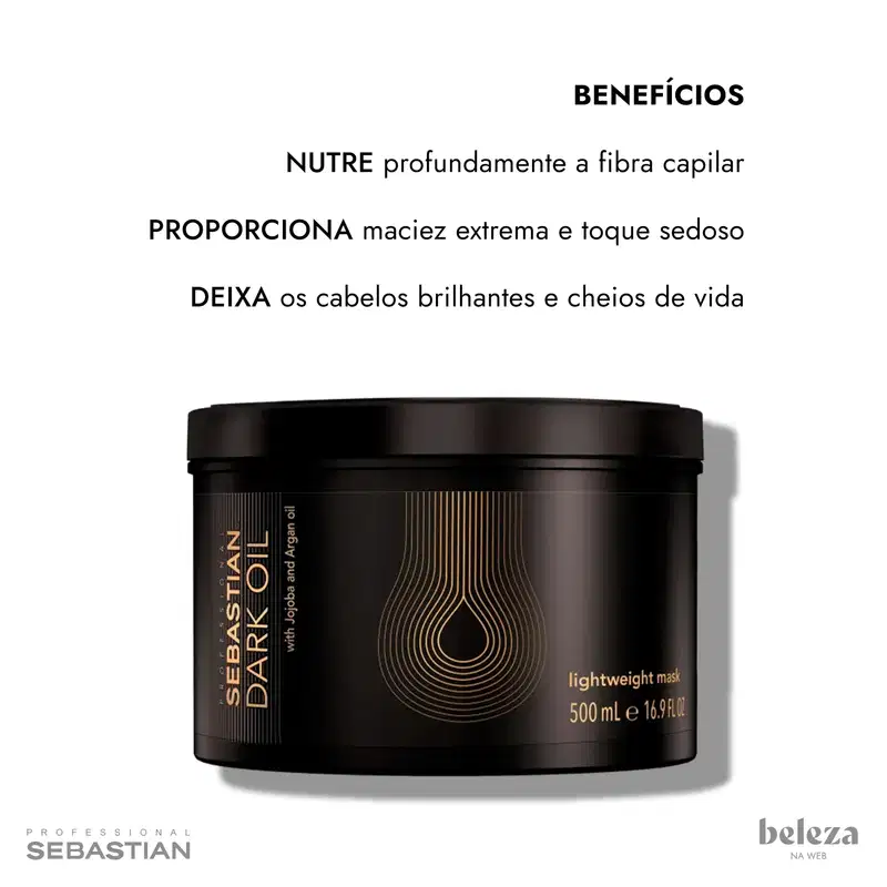Sebastian Professional Dark Oil - Máscara Capilar 500ml